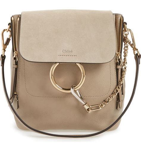 Chloé Small Faye Leather & Suede Backpack Review 